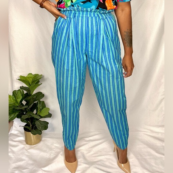 Vintage MELBOURNE ELEMENTS High Waist Trousers Small - Medium - Picture 2 of 2